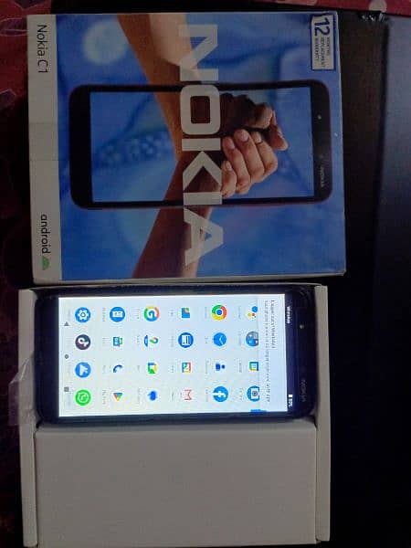 Nokia C1 
1/16 Memory
Dual Sim PTA Approved 
Full day Battery Backup 0