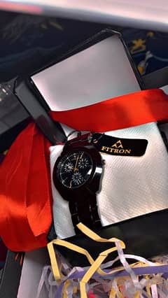 FITROSS Men’s Watch Black Color Original no faded fully 10\10condition
