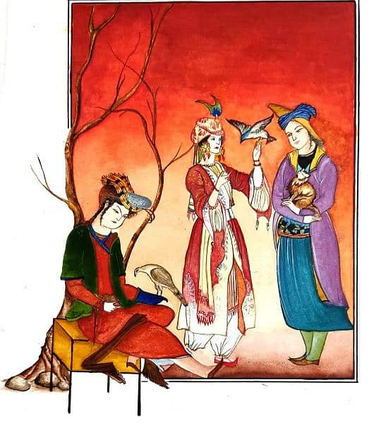 traditional Persian miniature painting 0
