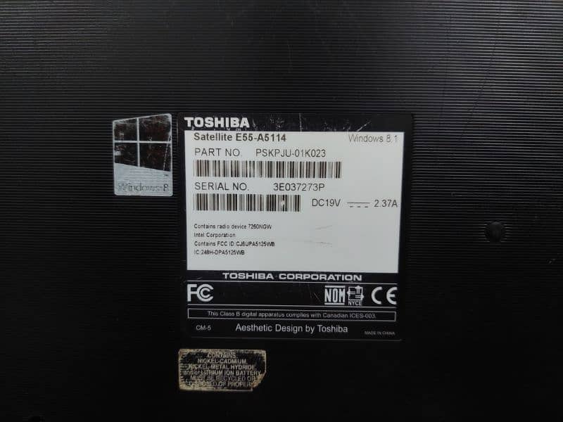 TOSHIBA Core i5, 4th Gen 6GB/750GB 5