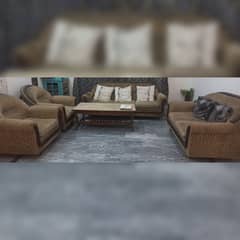7 seater solid wood sofa set
