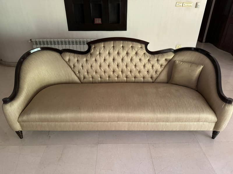 Luxury Beige Sofa 3
