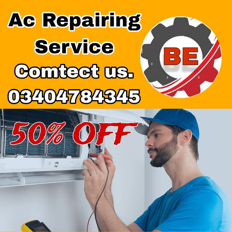 AC service/AC Repair /Ac fitting, gas charge Discount 30% OFF 0