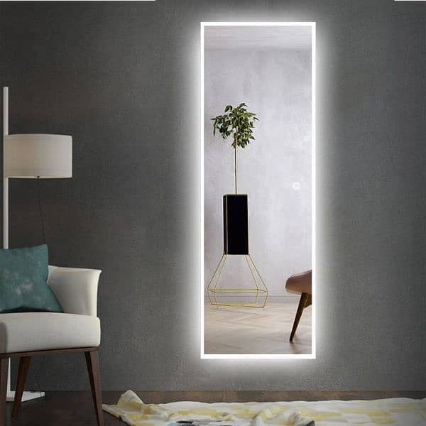 wall decor modern Led light mirror 18 x 54 inches without touch button 1