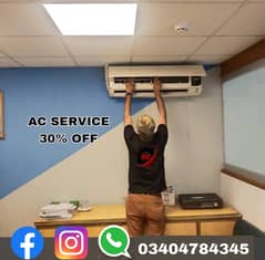AC service and fitting repair gas filled kit repair and maintenance