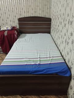Single bed with dressing, mattress and 1 side table,Condition like New