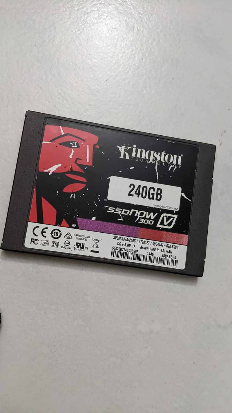 Kingston 240GB V300 SSD USED ( READ description ) 1