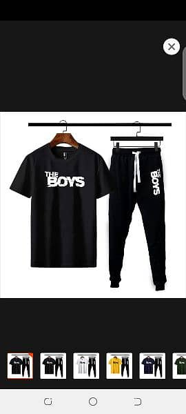 boys printed summer tracksuit (or) tshirt&trouser 2