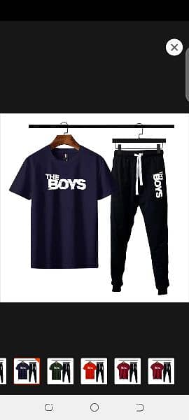 boys printed summer tracksuit (or) tshirt&trouser 3