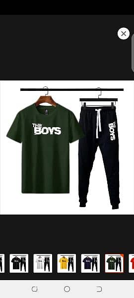 boys printed summer tracksuit (or) tshirt&trouser 6