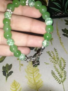 a green nautral look like braclet