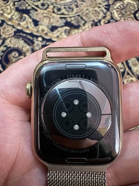 Apple Watch series 7 45mm stainless steel milanese loop band 7