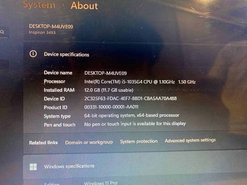 Dell i5-10th gen | 12gb RAM | 128gb SSD | 1Tb HHD 7