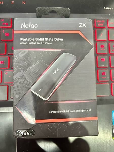 NETAC Portable NVME SSD 250 GB 1