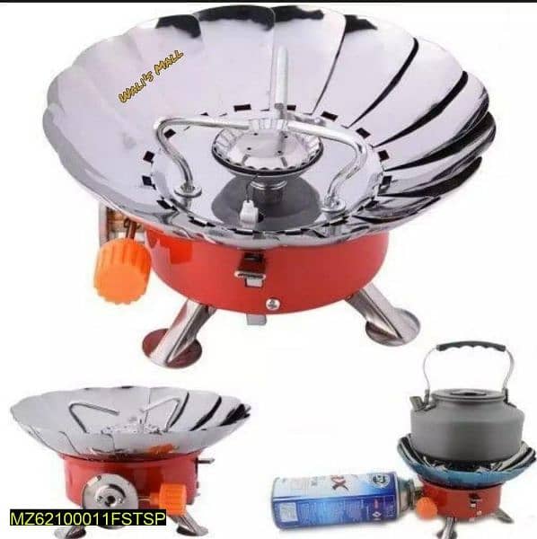 portable windproof camping stove 0
