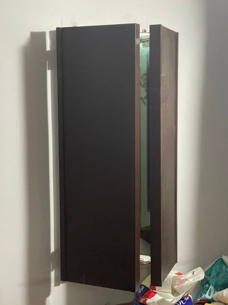 Imported Glass Wall Mirror with sheesham wood 2