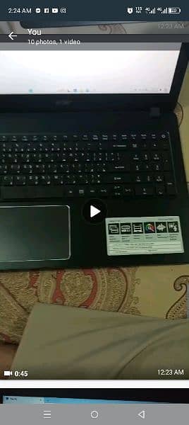 Acer laptop i7 7th generation 3