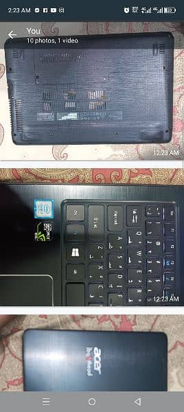 Acer laptop i7 7th generation 6