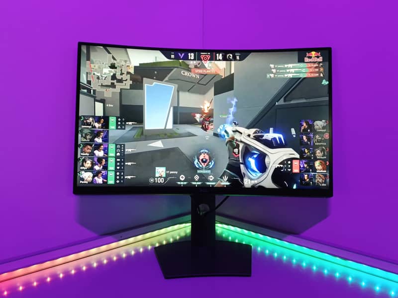 32inch 2k 165hz AMD FreeSync HDR Curved Borderless Gaming Monitor PS5 1