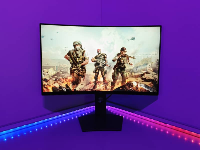 32inch 2k 165hz AMD FreeSync HDR Curved Borderless Gaming Monitor PS5 4