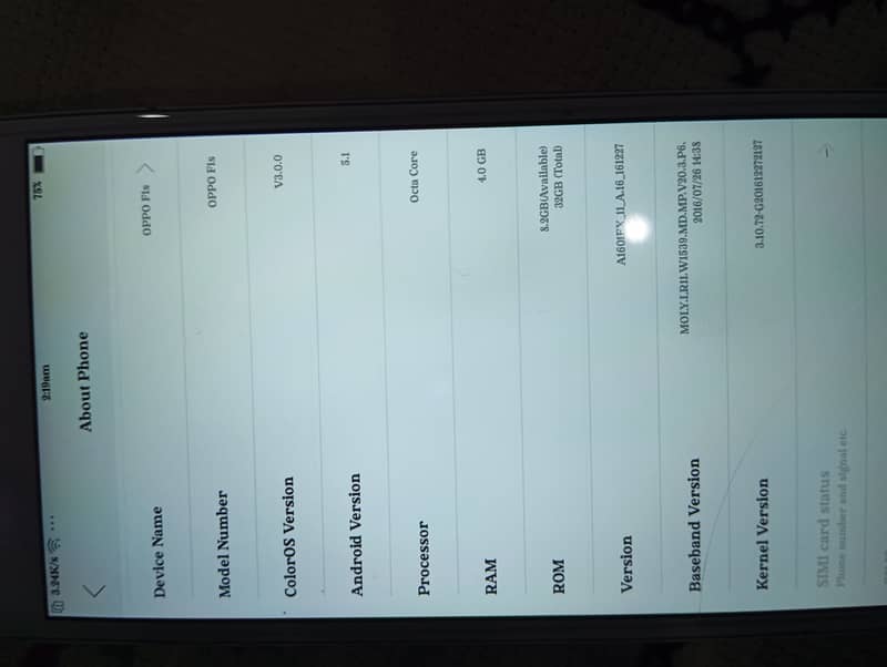 Oppo f1s for sale urgent 1