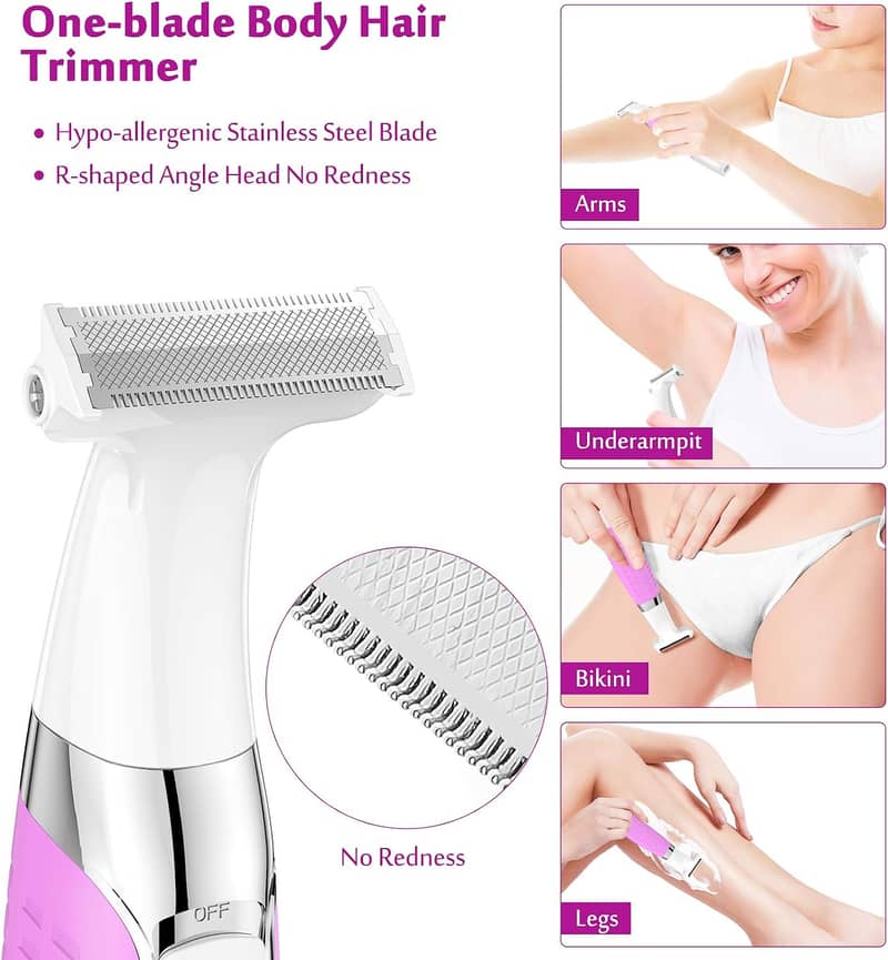 3-in-1 - Electric Shaver for Women – USB 2