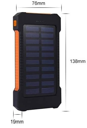 20000mAh Portable Solar Charger – Waterproof - Dust Resistance - Dust 3