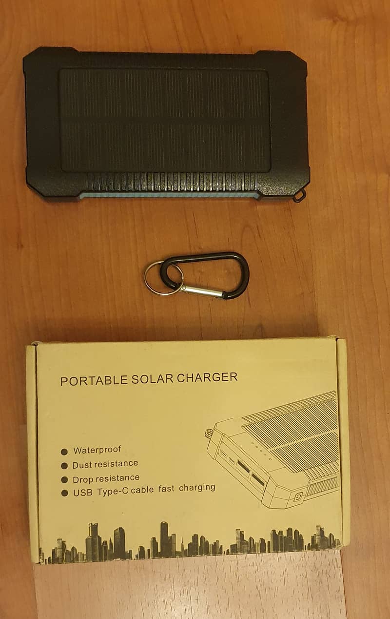 20000mAh Portable Solar Charger – Waterproof - Dust Resistance - Dust 7