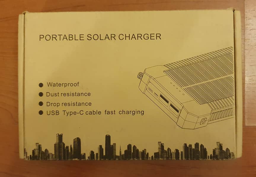 20000mAh Portable Solar Charger – Waterproof - Dust Resistance - Dust 8