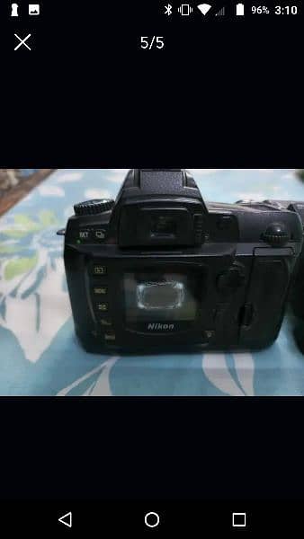 nikon d70 with flash and lens 0