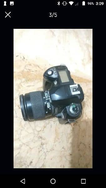 nikon d70 with flash and lens 1