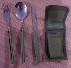 Camping Outdoor Spoon Knife Fork Set