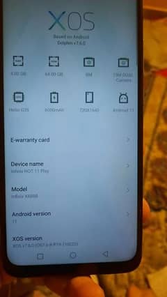 infinix hote 11 play 4 64 pta approved