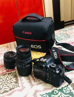 +923006140788< camera canon 550 D with 2 lenes 18 55 & 70 300 mm .