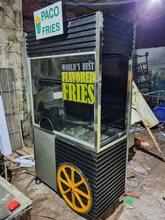 kiosk with double fryer brand new