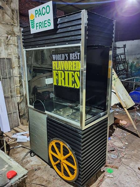 kiosk with double fryer brand new 0