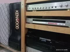 kenwood active subwoofer | pioneer stereo ampli | sony home theatre