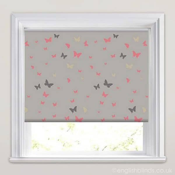 window blinds, wallpaper, wooden floor, folding fly screen zigzag 18