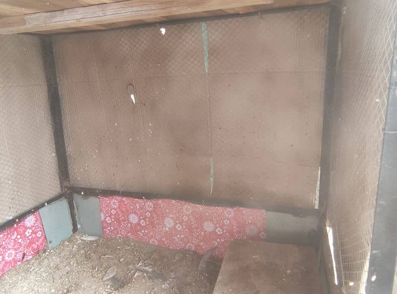 Iron cage for hens with cover is for sale 9