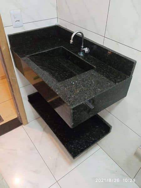 bathroom tile vanity 1