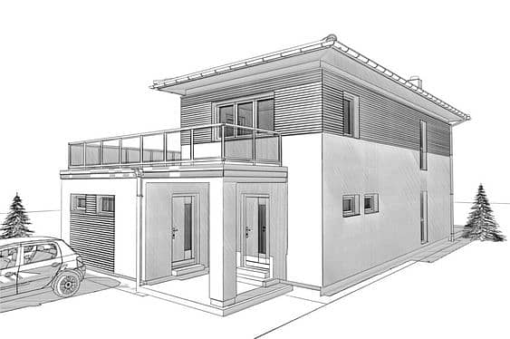 NAQSHA - HOME DESIGN -ARCHITECT - NAQSHA NAVEES - 2D & 3D ELEVATIONS 14