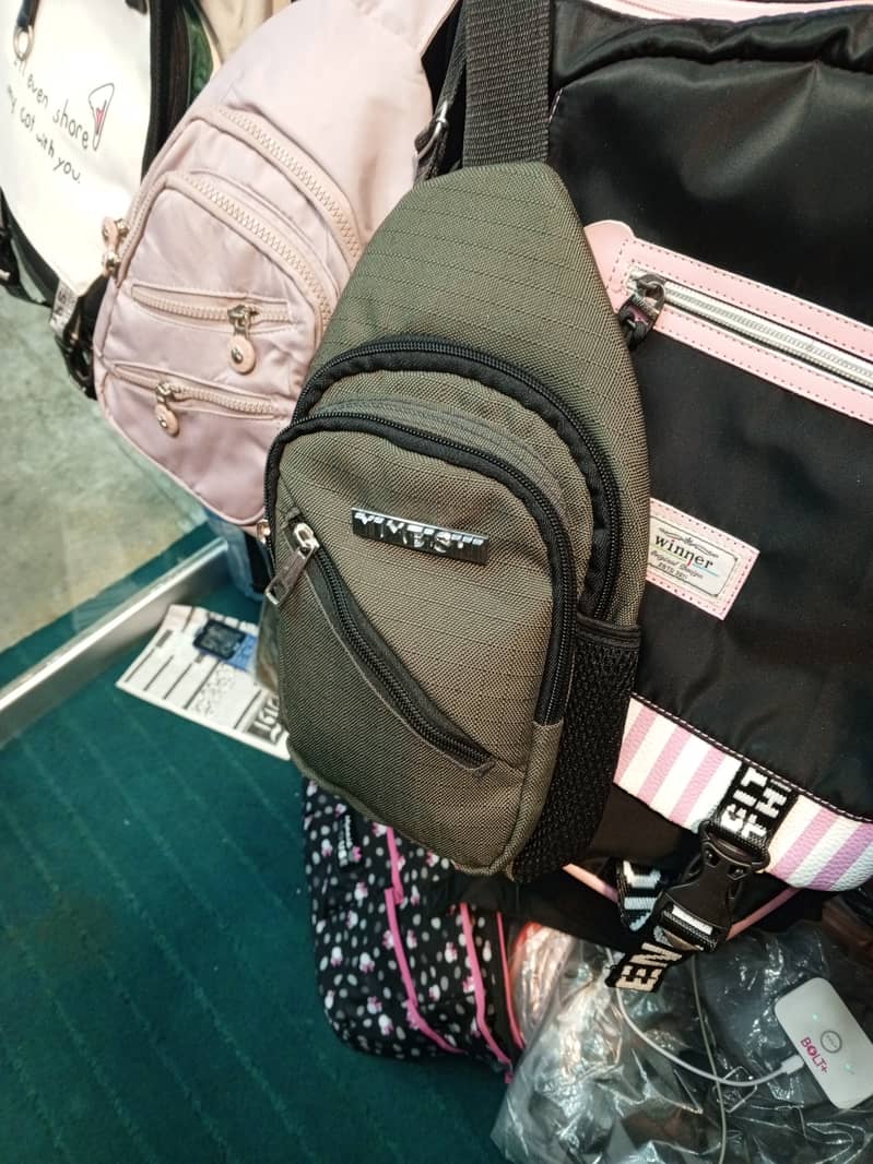 school bags/Travels passport money pouch waist belt bags/girl boys bag 5