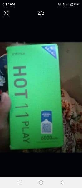 infinix hot 11 play phone ha complete box ha no open no repair 4
