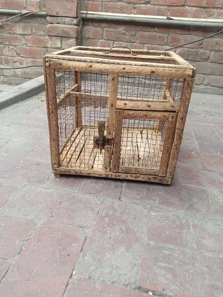 wooden cage Size 1×1 1