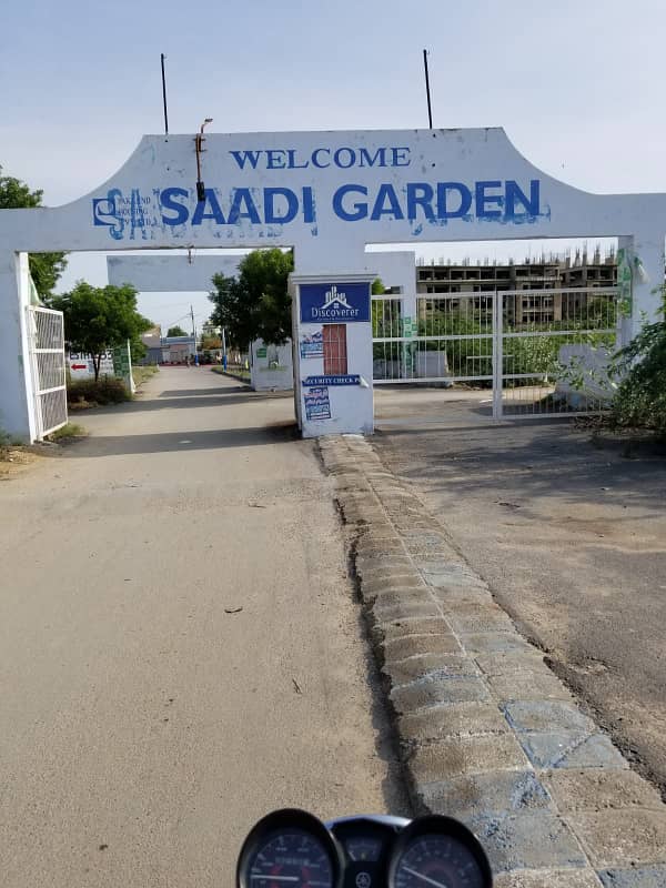 Saadi Garden 120sqy West open Available for Sale only 48. Lac 4