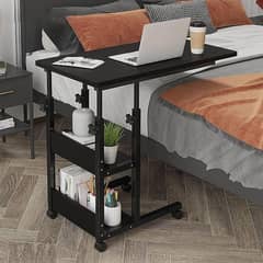 wooden laptop adjustable side table for sufa and bed