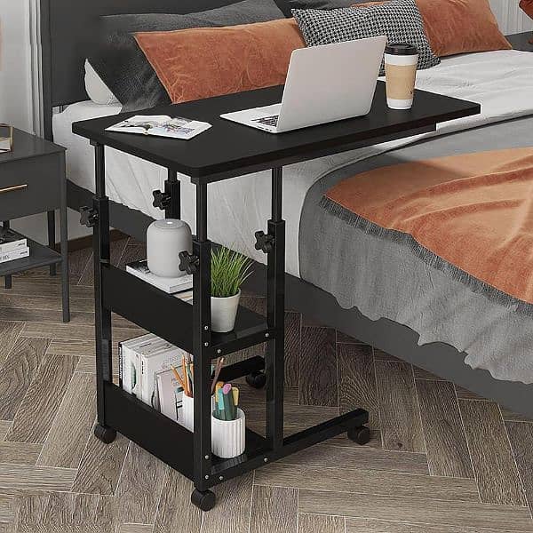 wooden laptop adjustable side table for sufa and bed 0