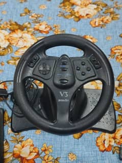 V3 Racing Wheel for PC and PS2