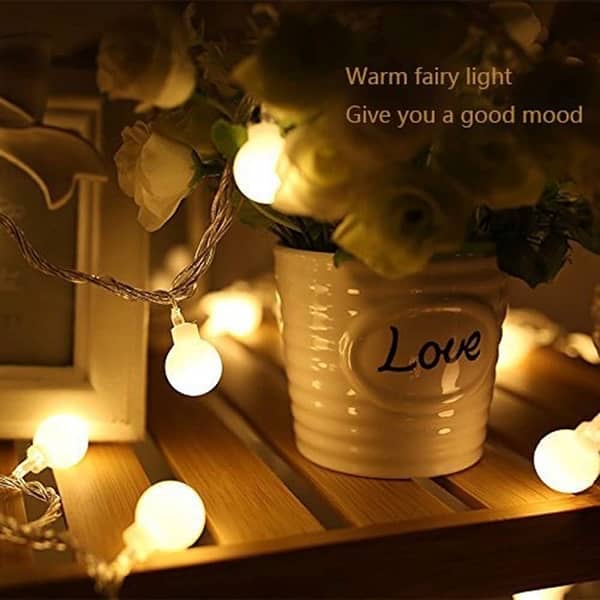 fairy lights 15 to 20 meter warm white colour 4
