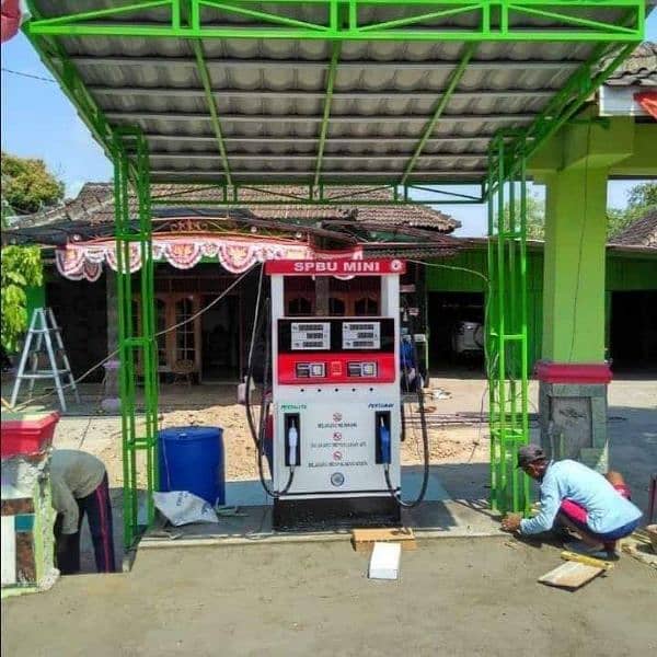 Malik fuel dispenser electrozone and oil tank Canopy makers Multan Pak 9